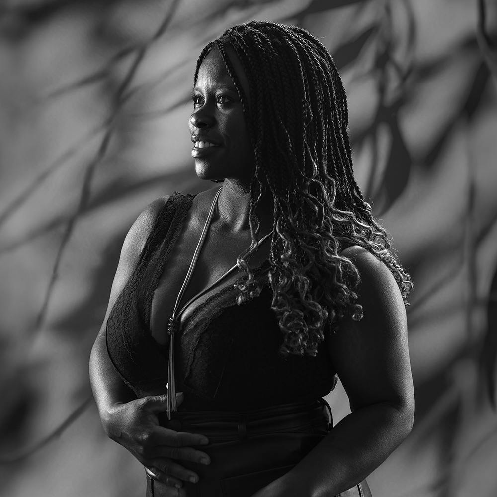 La beauté d'un ange - portrait Sepia