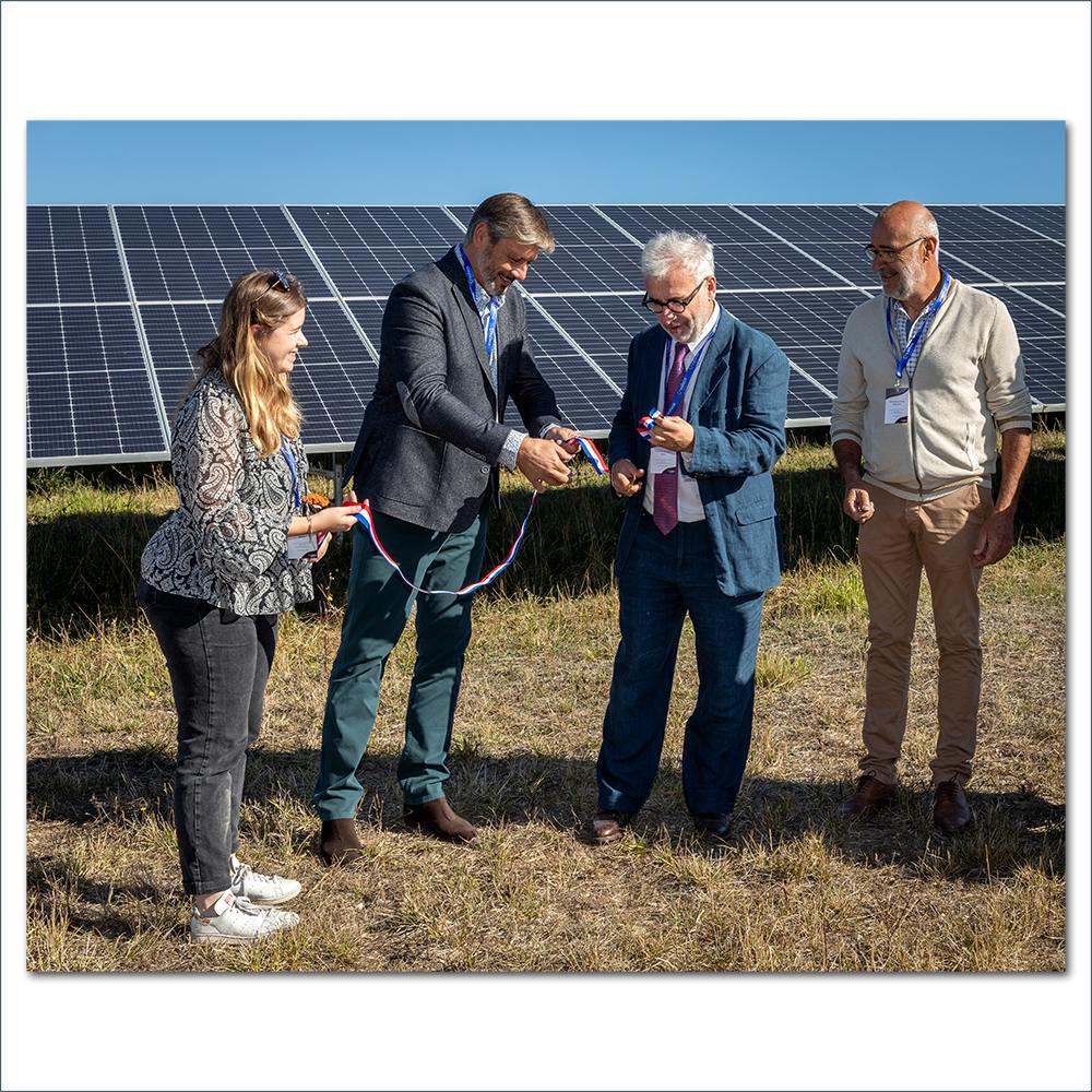 PHOTOGRAPHE  ANGOULÊME CHARENTE REPORTAGE  - Inauguration centrale solaire
